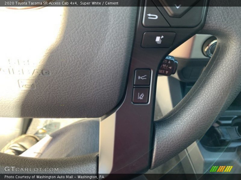 Super White / Cement 2020 Toyota Tacoma SR Access Cab 4x4