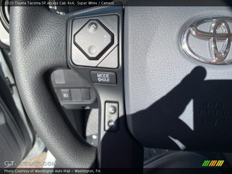 Super White / Cement 2020 Toyota Tacoma SR Access Cab 4x4