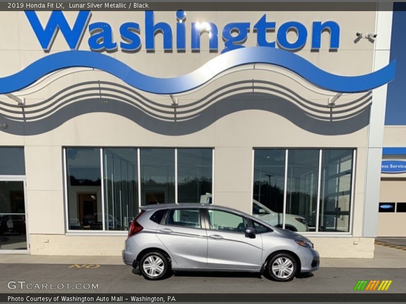 Lunar Silver Metallic / Black 2019 Honda Fit LX