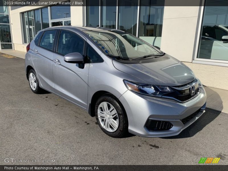 Lunar Silver Metallic / Black 2019 Honda Fit LX