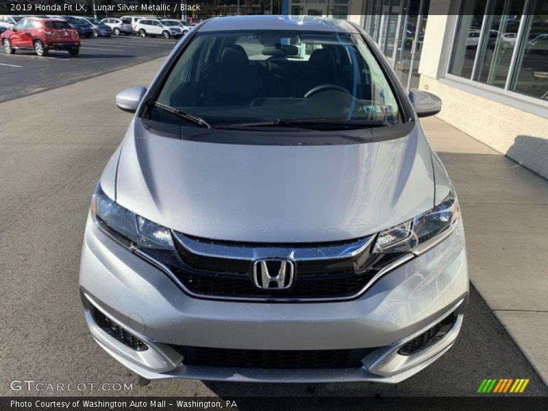 Lunar Silver Metallic / Black 2019 Honda Fit LX