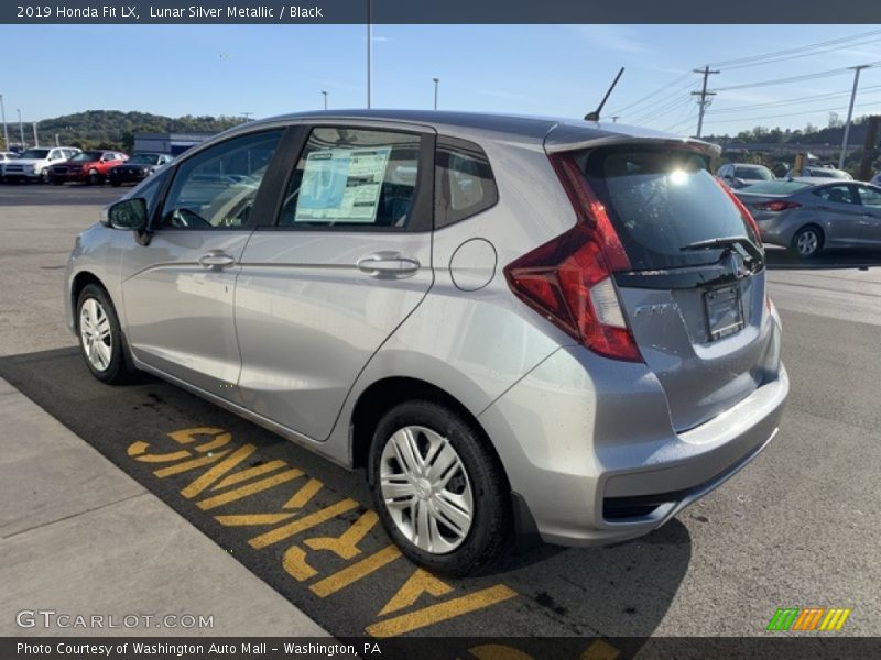 Lunar Silver Metallic / Black 2019 Honda Fit LX