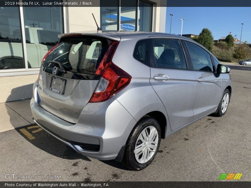 Lunar Silver Metallic / Black 2019 Honda Fit LX