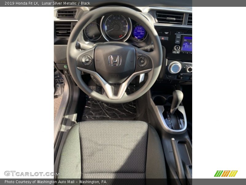 Lunar Silver Metallic / Black 2019 Honda Fit LX