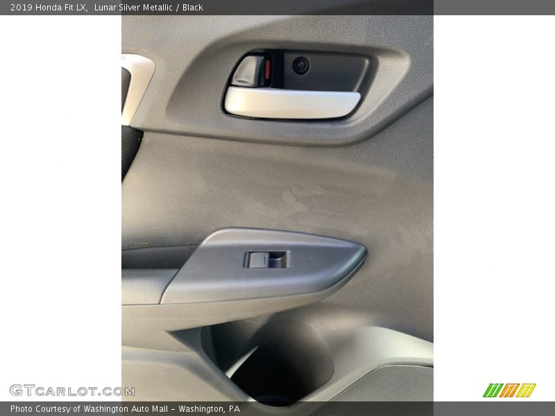 Lunar Silver Metallic / Black 2019 Honda Fit LX