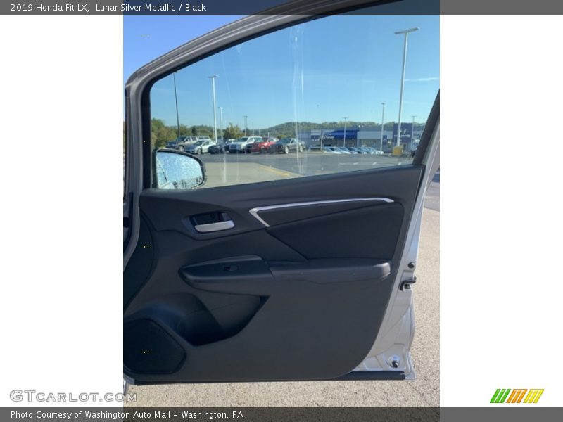 Lunar Silver Metallic / Black 2019 Honda Fit LX