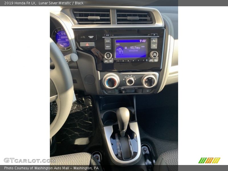 Lunar Silver Metallic / Black 2019 Honda Fit LX