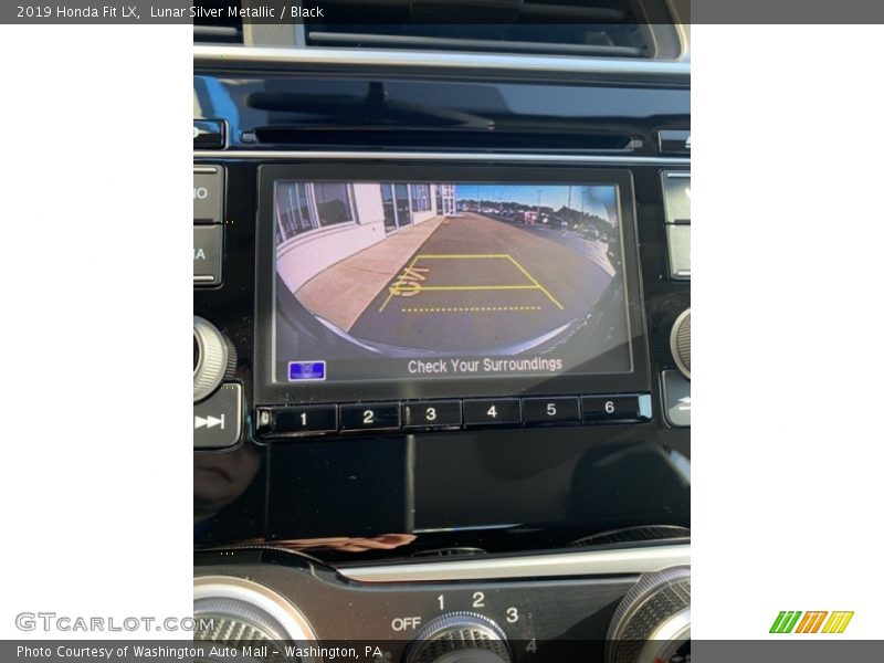 Lunar Silver Metallic / Black 2019 Honda Fit LX