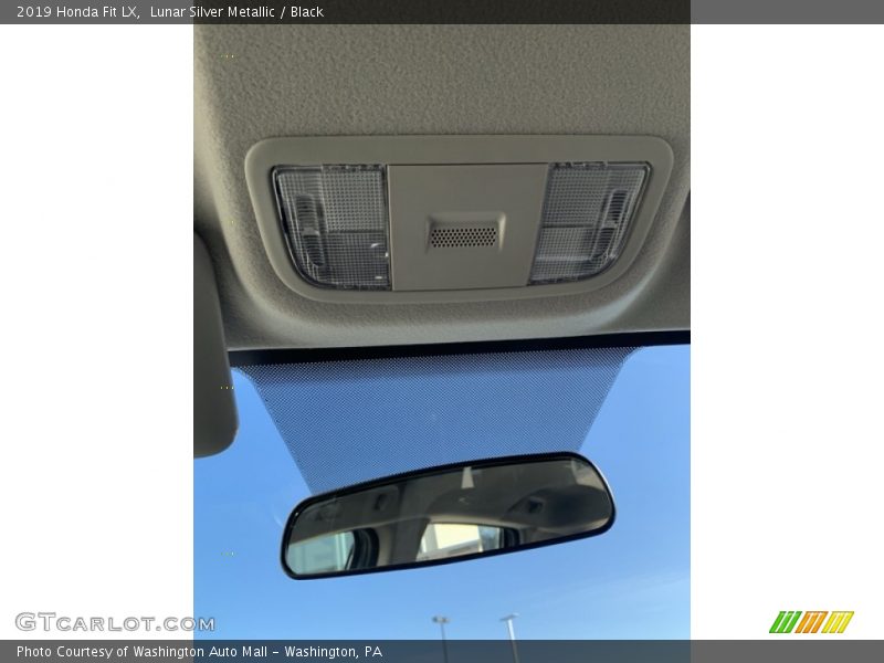 Lunar Silver Metallic / Black 2019 Honda Fit LX