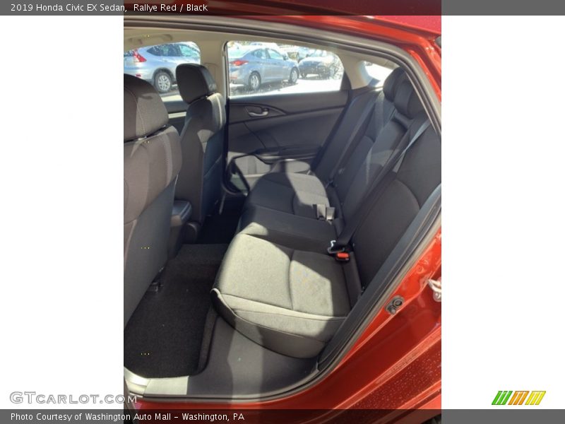 Rallye Red / Black 2019 Honda Civic EX Sedan