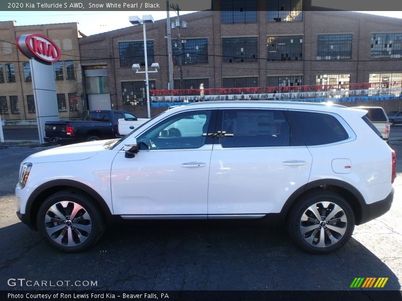 Snow White Pearl / Black 2020 Kia Telluride S AWD