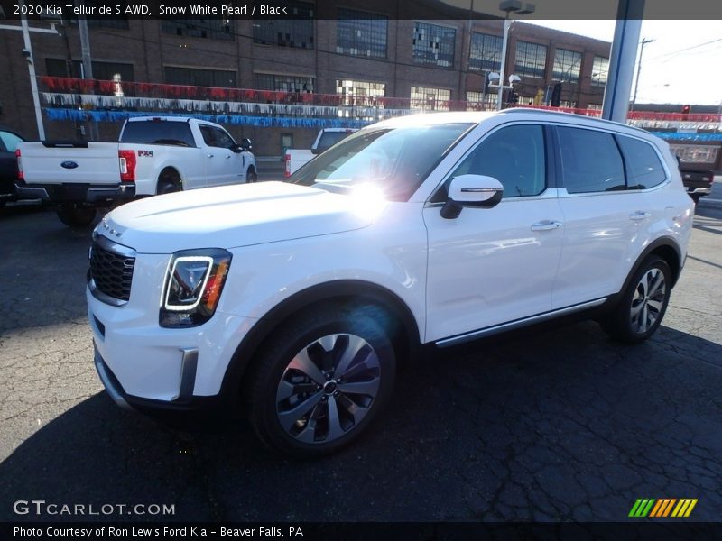 Snow White Pearl / Black 2020 Kia Telluride S AWD