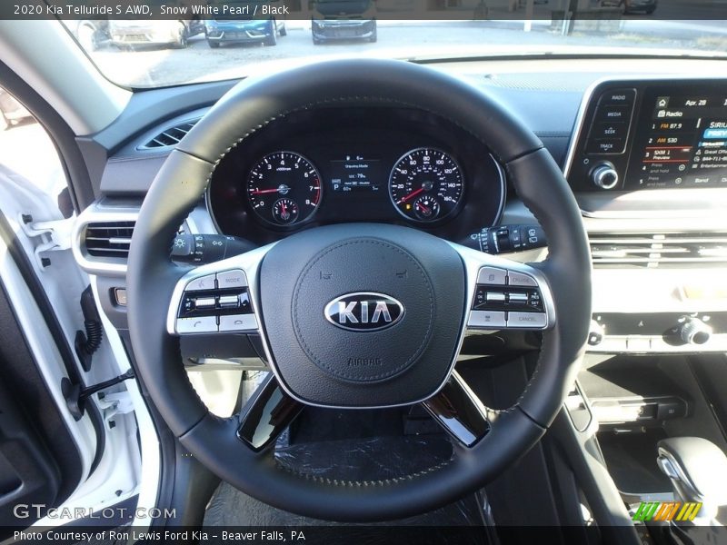 Snow White Pearl / Black 2020 Kia Telluride S AWD