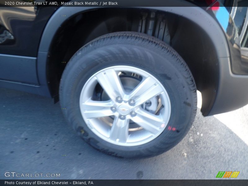 Mosaic Black Metallic / Jet Black 2020 Chevrolet Trax LT AWD