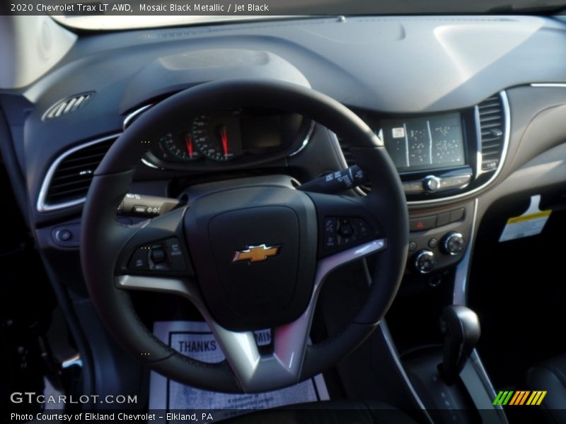 Mosaic Black Metallic / Jet Black 2020 Chevrolet Trax LT AWD