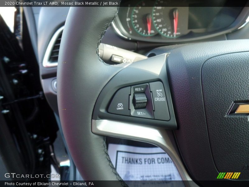 Mosaic Black Metallic / Jet Black 2020 Chevrolet Trax LT AWD