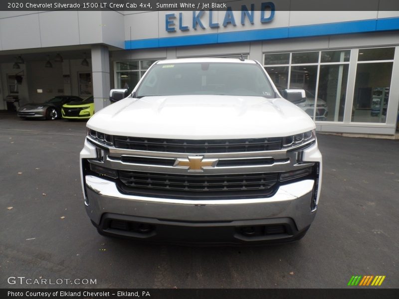 Summit White / Jet Black 2020 Chevrolet Silverado 1500 LT Crew Cab 4x4