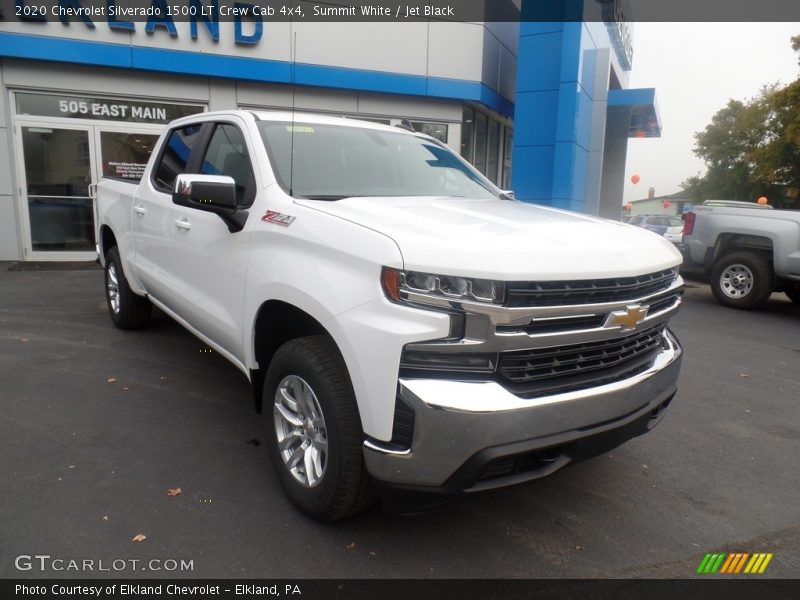 Summit White / Jet Black 2020 Chevrolet Silverado 1500 LT Crew Cab 4x4