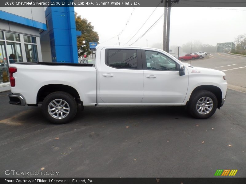 Summit White / Jet Black 2020 Chevrolet Silverado 1500 LT Crew Cab 4x4