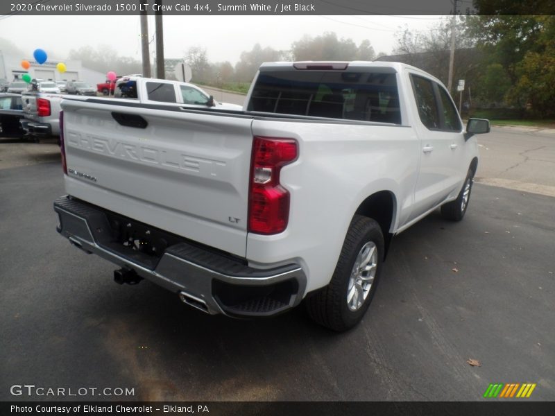 Summit White / Jet Black 2020 Chevrolet Silverado 1500 LT Crew Cab 4x4