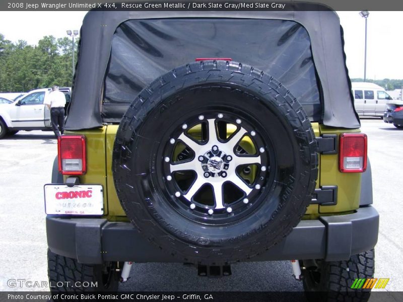 Rescue Green Metallic / Dark Slate Gray/Med Slate Gray 2008 Jeep Wrangler Unlimited X 4x4