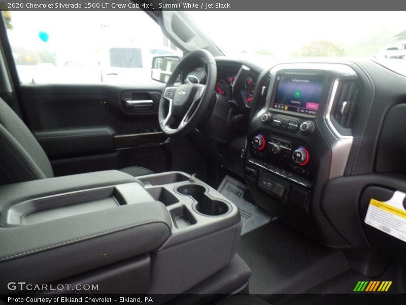 Summit White / Jet Black 2020 Chevrolet Silverado 1500 LT Crew Cab 4x4
