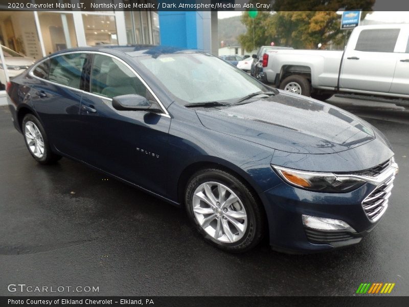 Northsky Blue Metallic / Dark Atmosphere/Medium Ash Gray 2020 Chevrolet Malibu LT