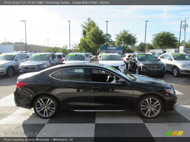 Crystal Black Pearl / Ebony 2019 Acura TLX V6 SH-AWD Technology Sedan