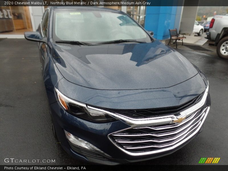 Northsky Blue Metallic / Dark Atmosphere/Medium Ash Gray 2020 Chevrolet Malibu LT