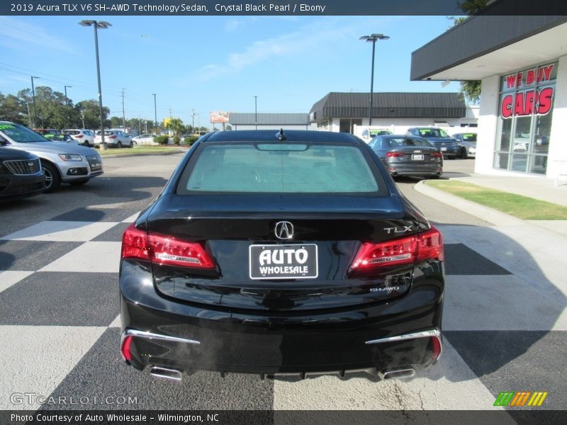 Crystal Black Pearl / Ebony 2019 Acura TLX V6 SH-AWD Technology Sedan