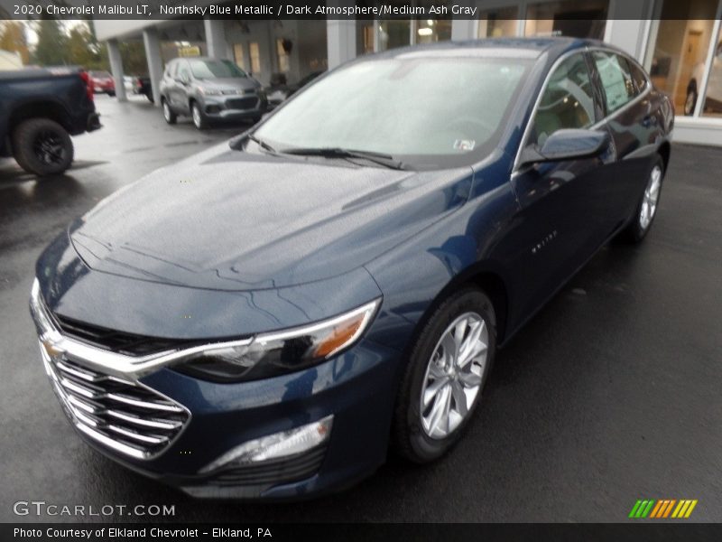 Northsky Blue Metallic / Dark Atmosphere/Medium Ash Gray 2020 Chevrolet Malibu LT