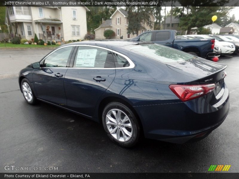 Northsky Blue Metallic / Dark Atmosphere/Medium Ash Gray 2020 Chevrolet Malibu LT