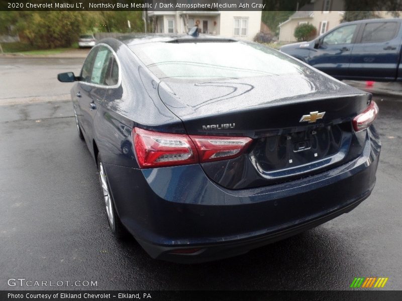 Northsky Blue Metallic / Dark Atmosphere/Medium Ash Gray 2020 Chevrolet Malibu LT