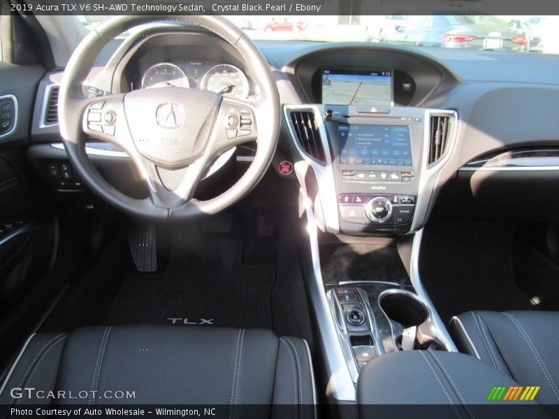 Crystal Black Pearl / Ebony 2019 Acura TLX V6 SH-AWD Technology Sedan