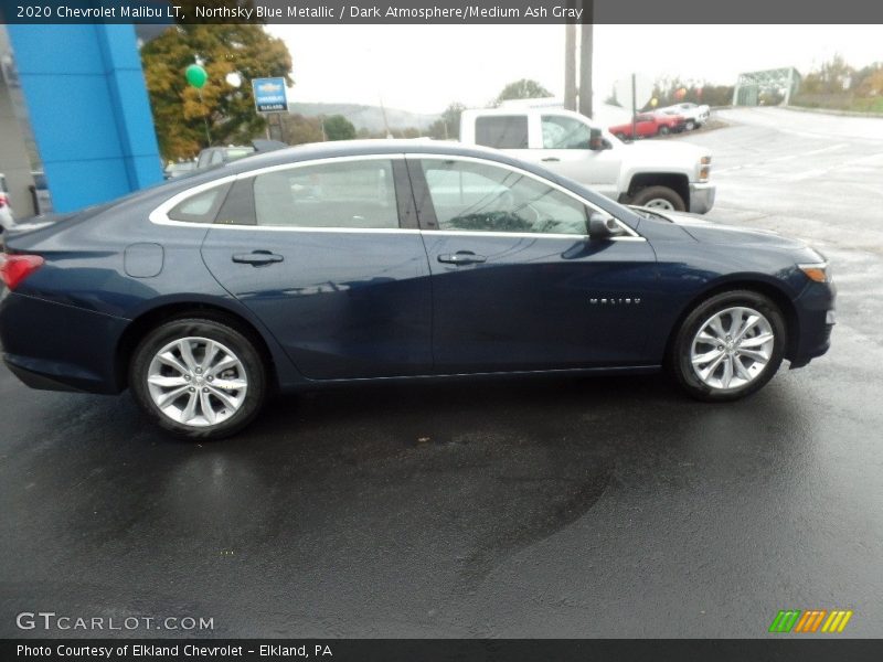 Northsky Blue Metallic / Dark Atmosphere/Medium Ash Gray 2020 Chevrolet Malibu LT