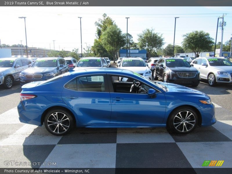 Blue Streak Metallic / Ash 2019 Toyota Camry SE