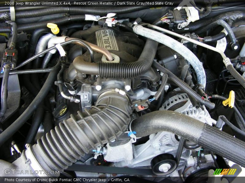 Rescue Green Metallic / Dark Slate Gray/Med Slate Gray 2008 Jeep Wrangler Unlimited X 4x4