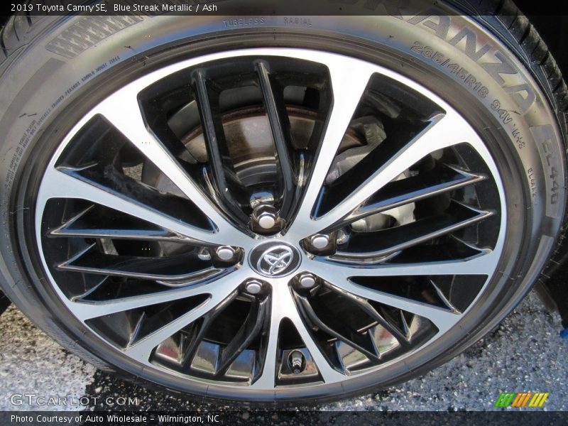 Blue Streak Metallic / Ash 2019 Toyota Camry SE