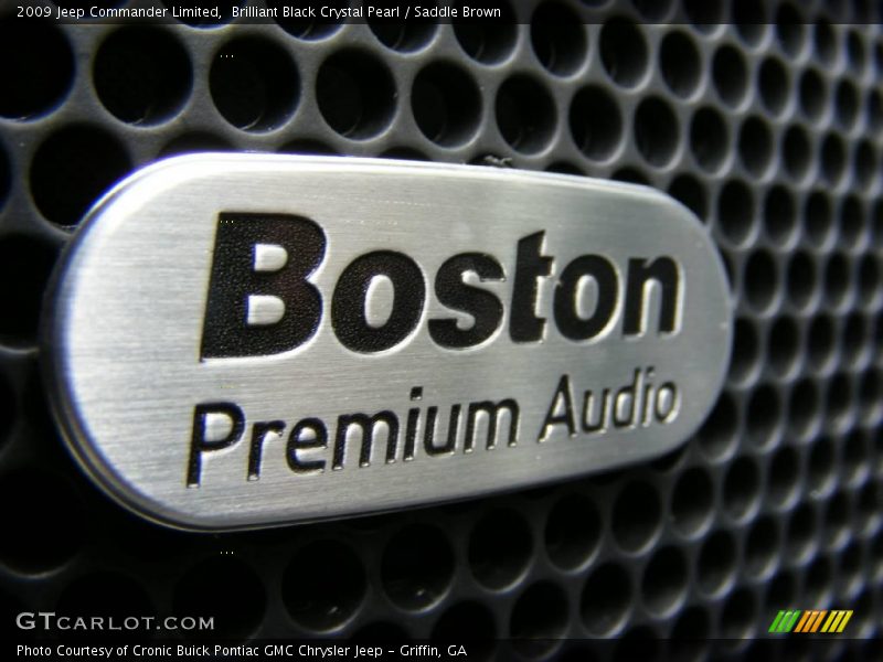 Brilliant Black Crystal Pearl / Saddle Brown 2009 Jeep Commander Limited