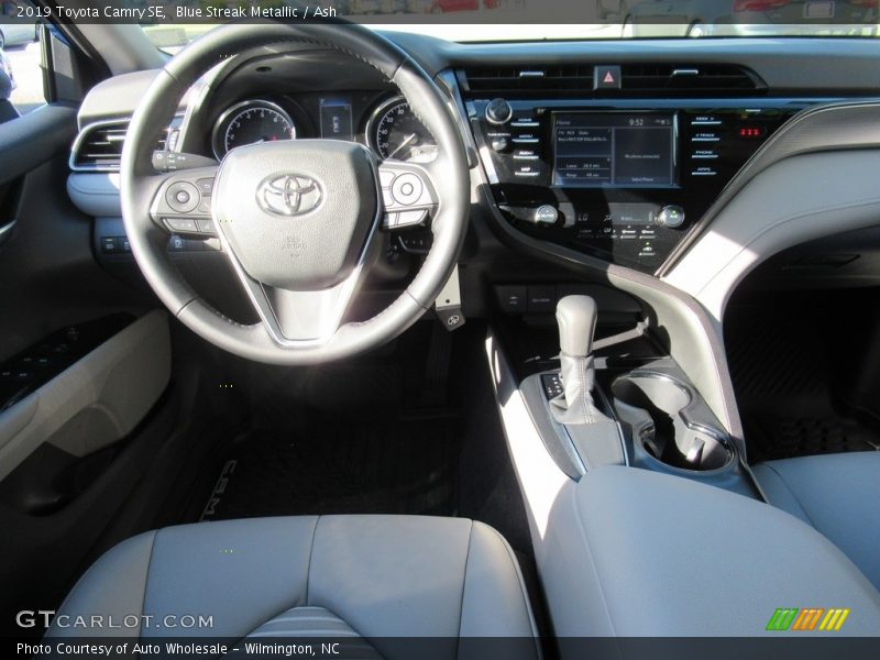 Blue Streak Metallic / Ash 2019 Toyota Camry SE