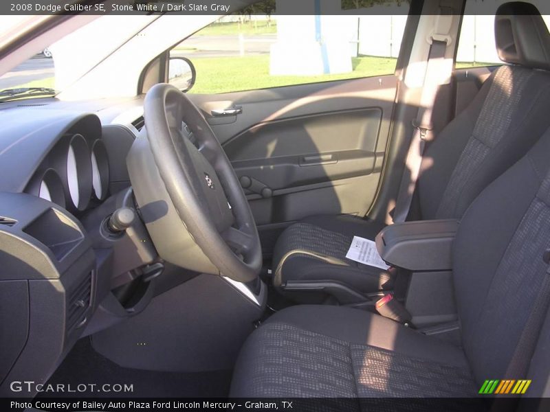 Stone White / Dark Slate Gray 2008 Dodge Caliber SE