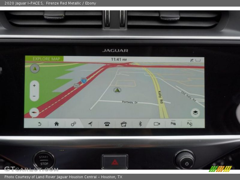 Navigation of 2020 I-PACE S