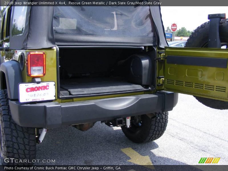 Rescue Green Metallic / Dark Slate Gray/Med Slate Gray 2008 Jeep Wrangler Unlimited X 4x4