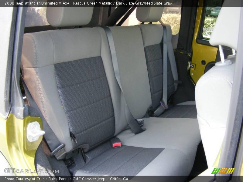 Rescue Green Metallic / Dark Slate Gray/Med Slate Gray 2008 Jeep Wrangler Unlimited X 4x4