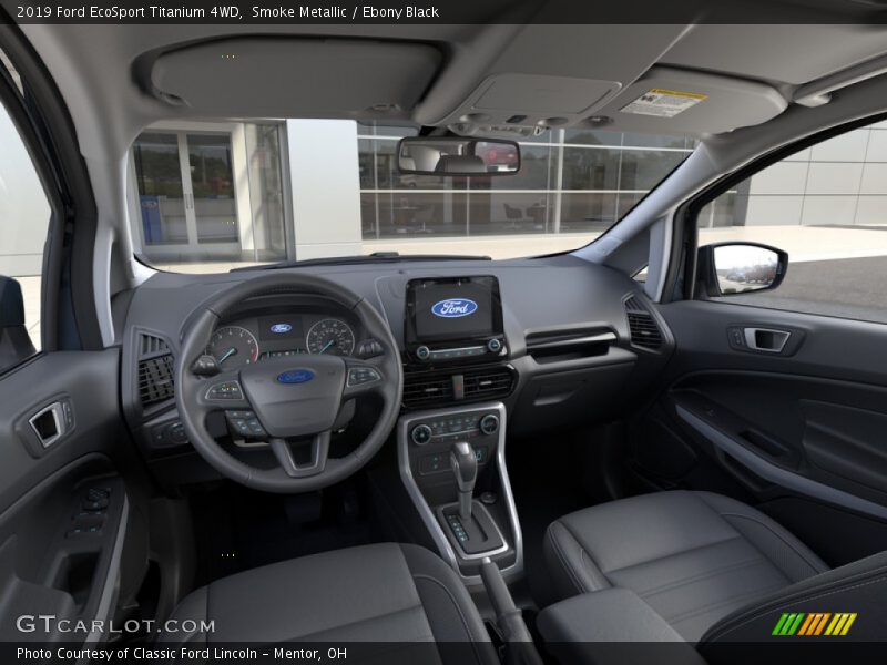 Smoke Metallic / Ebony Black 2019 Ford EcoSport Titanium 4WD