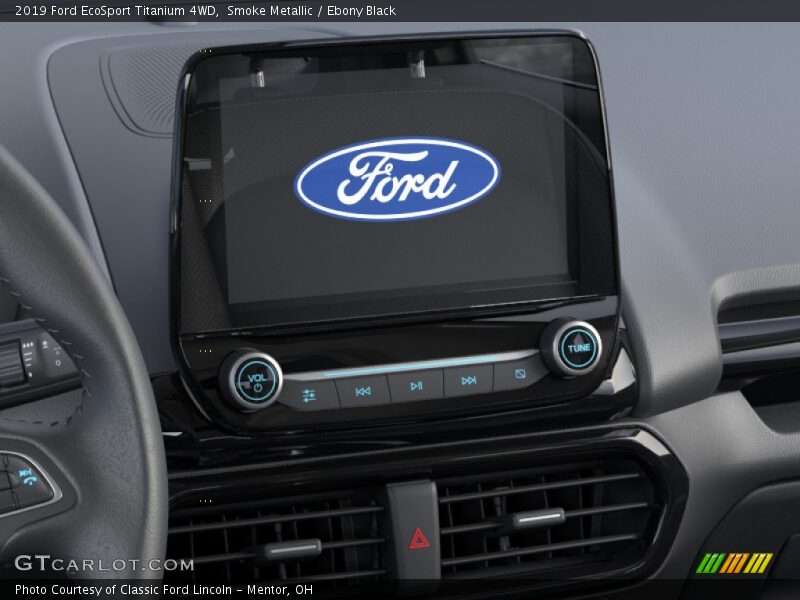 Smoke Metallic / Ebony Black 2019 Ford EcoSport Titanium 4WD