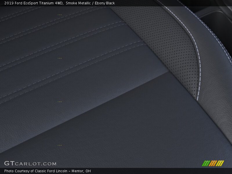 Smoke Metallic / Ebony Black 2019 Ford EcoSport Titanium 4WD