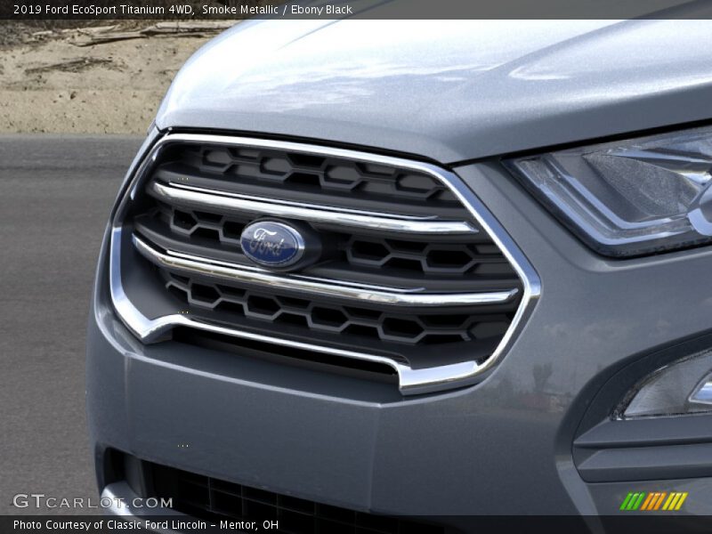 Smoke Metallic / Ebony Black 2019 Ford EcoSport Titanium 4WD