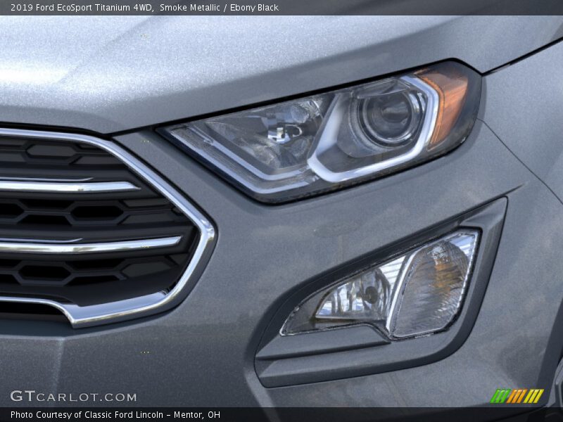 Smoke Metallic / Ebony Black 2019 Ford EcoSport Titanium 4WD
