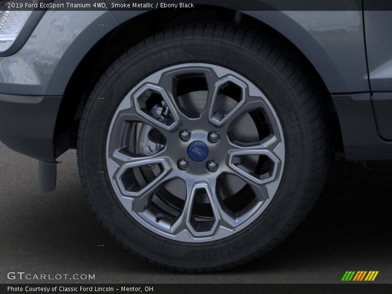 Smoke Metallic / Ebony Black 2019 Ford EcoSport Titanium 4WD